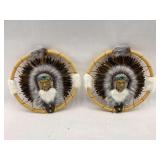 Pair of Native American Style Wall Hangings