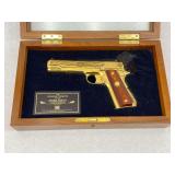Genuine Colt .45 Golden Tribute to the Armed Forces