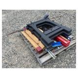 Pallet of Assorted Tools and Supplies