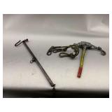 Lot of Two Chain Hoists / Come Along Tools