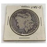 1881-S Morgan Silver Dollar