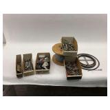 Assorted Lot of Cable, Hooks, Turnbuckles, and Connectors
