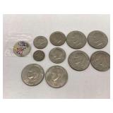 Mixed US Dollar Coins