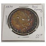 1879 Morgan Silver Dollar - Bold Toning