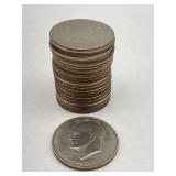 Roll of 20 Eisenhower dollars
