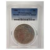 1886 PCGS Genuine Morgan Silver Dollar - UNC Detail