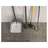 Lot of Various Shovels and Garden Tools