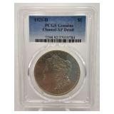 1921-D PCGS Genuine Cleaned-XF Detail Morgan Silver Dollar