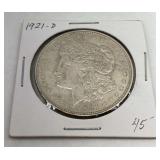 1921-D Morgan Silver Dollar