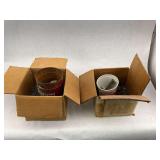 Two Boxes of Assorted Nails and Fasteners