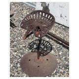 Unique Cast Iron Tractor Seat Bar Stool