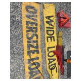 Oversize Load Warning Kit with Flags, Banners, and Reflectors