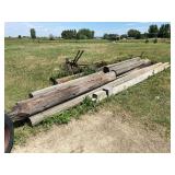 Utility Poles (4) 22ft and Some Smaller
