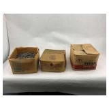 Three Boxes of Various Nails - CT Steel and Titan Nails