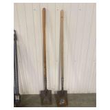 Two "Branchhorst" Shovels: One Flat & One Root Ripper