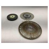 Lot of Saw Blades and Grinding Wheel