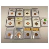 Graded Lincoln Cent Collection