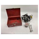 Milwaukee Heavy Duty Electric Tool Box with Router, Bits, and Wrenches
