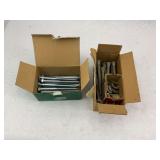 Two Boxes of Fastener Center Bolts and Washers