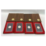 Four Eisenhower United States Proof Dollars