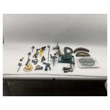Assorted Lot of Garden Sprinklers, Nozzles, and Metal Hardware