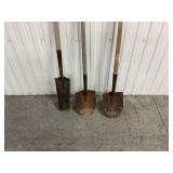 Lot of Three Shovels