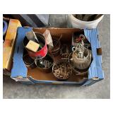 Mixed Lot of Hardware, Nails, Screws, and Small Parts