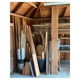 Mixed Lot of Lumber and Wood Scraps