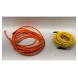 Two Air Compressor Hose Bundle: Yellow and Orange