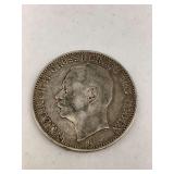 1909 German Empire 3 Mark Silver Coin Baden