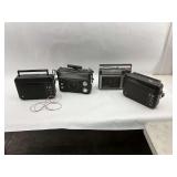 Lot of 4 Radios - RCA Superadio, General Electric
