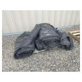 Large Black Protective Tarps