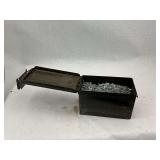 Metal Ammunition Box Filled with Roofing Nails