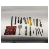 Mixed Lot of Chisels and Punches
