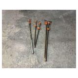 Lot of 6 Pipe Clamps
