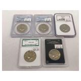 Kennedy Half Dollar Slabbed Coin Collection
