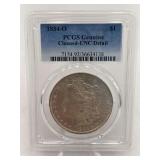 1884-O PCGS Genuine Cleaned-UNC Detail Silver Dollar