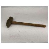 Hand Forged Hammer with Wood Handle