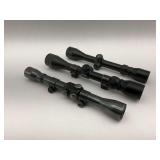 Lot of Simmons, Pro Hunter and Weaver Rifle Scopes