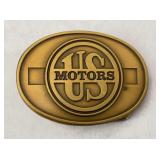 US Motors Indiana Metal Craft Belt Buckle