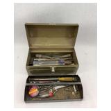 NAPA Balkamp Metal Tool Box with Assorted Tools