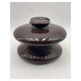 XL Brown Ceramic Electrical Insulator