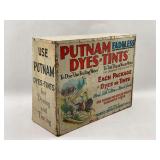 Putnam Dyes-Tints Advertising Store Display