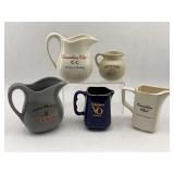 Liquor Advertising Pitcher Collection - Hiram Walker, Seagram
