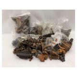 Bulk Lot of Assorted Leather Straps, Holsters, and Accessories