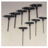Husky T-Handle Hex Key Wrench Set - 10 Piece