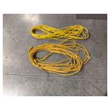 Two Yellow Extension Cords