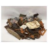 Mixed Lot of Leather Goods and Canvas Bag