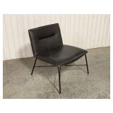 Contemporary Black Upholstered Chair