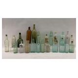 Group of 23 Assorted Glass Bottles